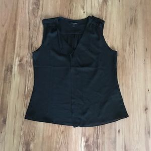 Banana Republic black sleeveless blouse
